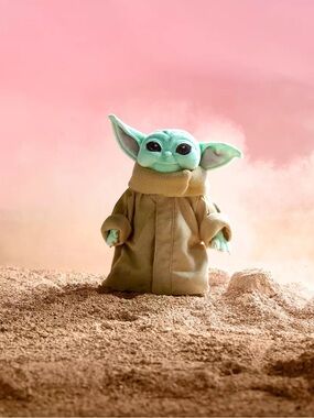 Disney Store Grogu Plush Star Wars The Mandalorian 10'' Doll Baby Yoda The Child